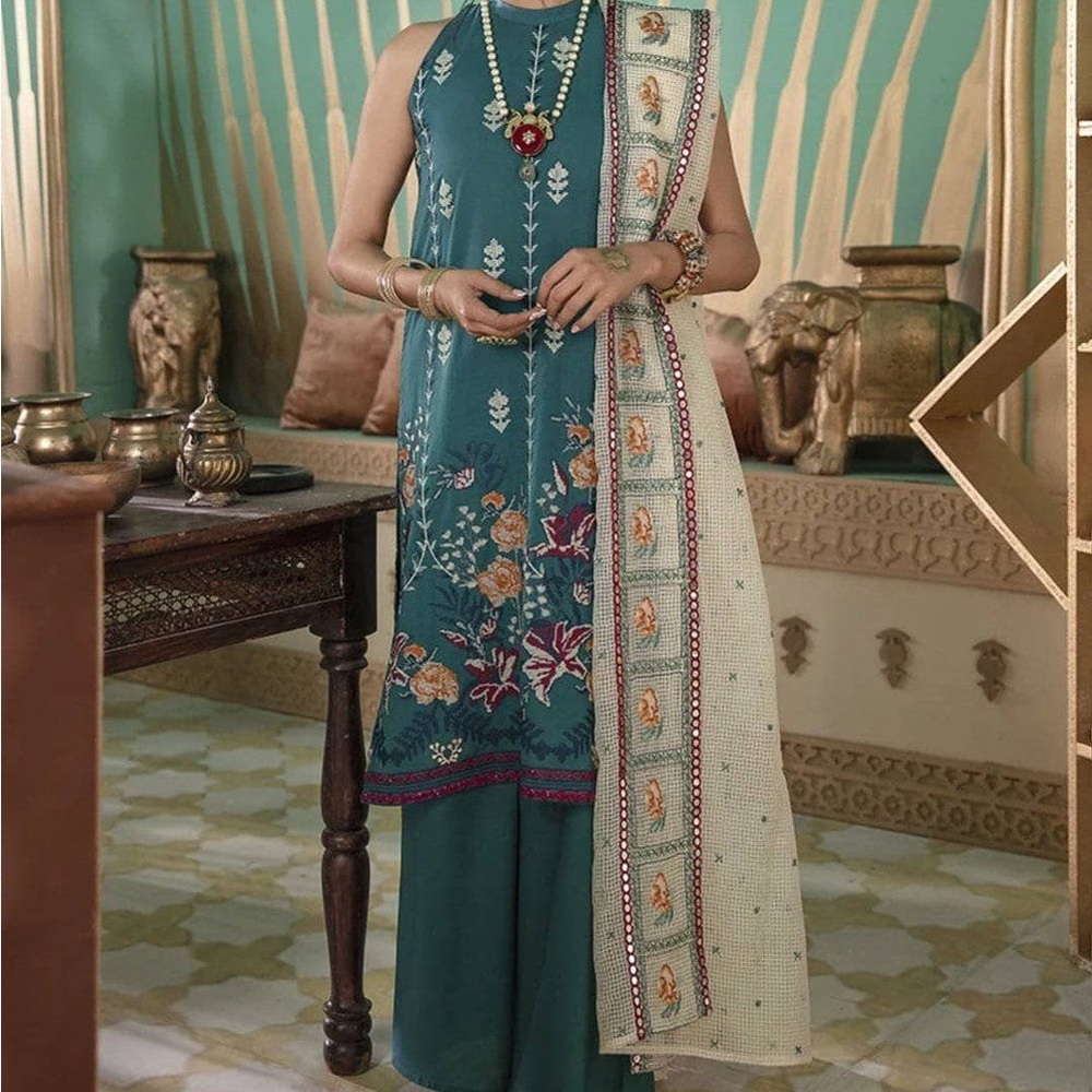 Cross Stitch Embroidered Lawn Suit